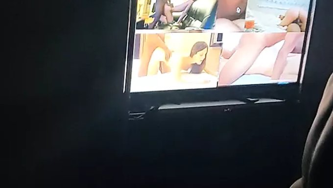 Criada Interracial Con Mi Novia Ébano