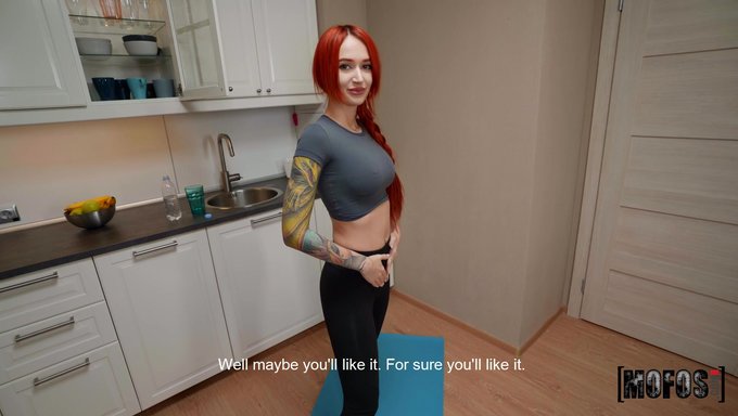 La Chica Fitness Tiene Su Culo Estirado En Una Escena Anal Pov